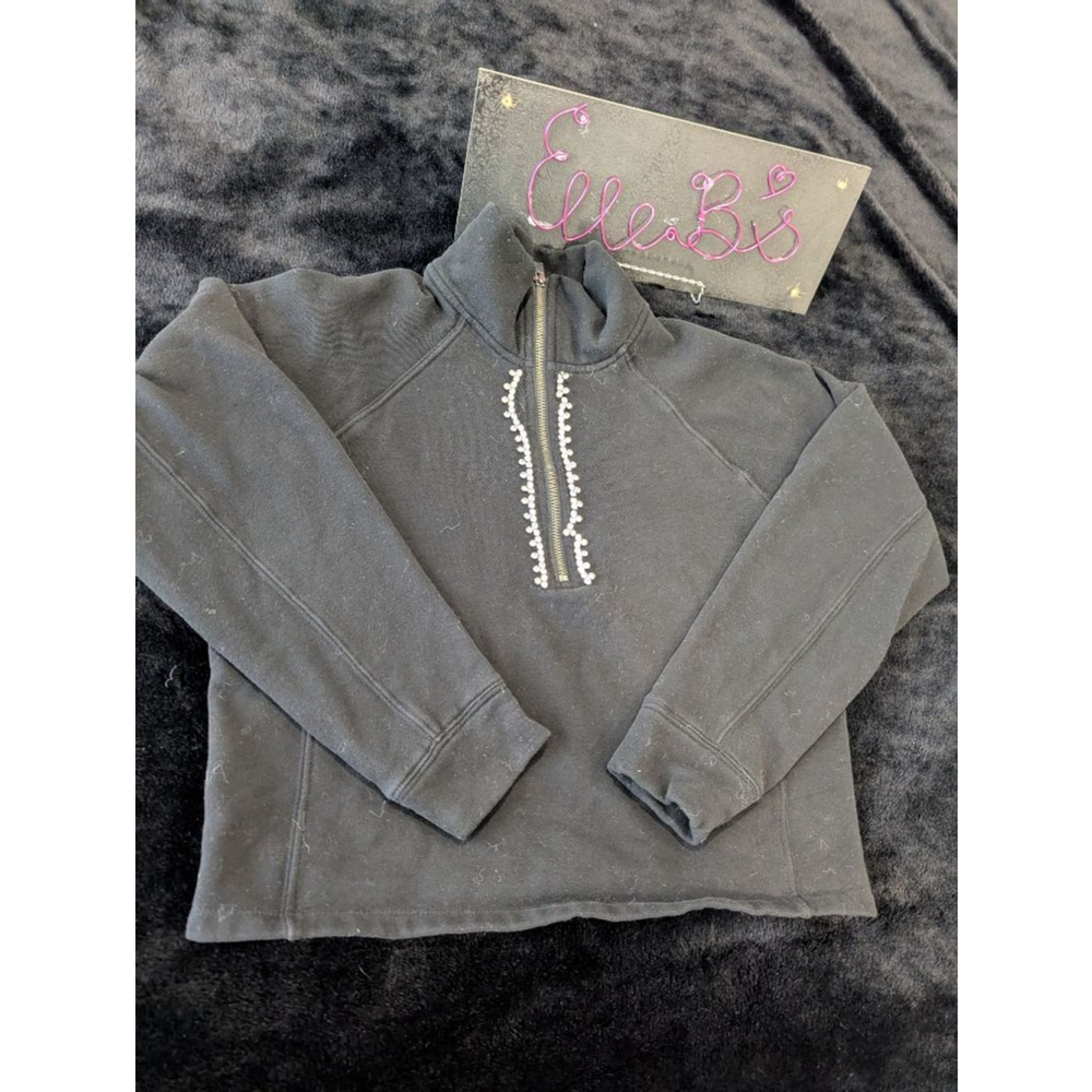 UC Express Black Sweatshirt w/ Bling XS * Flawed Item